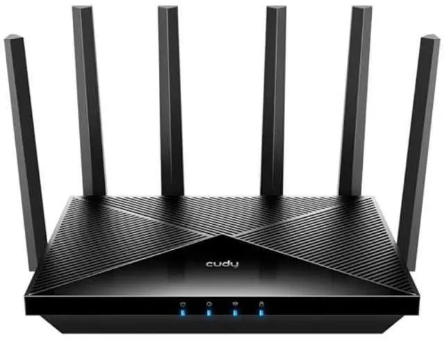 Main image of Cudy Tri-Band WiFi 7 BE11000 Router, 6-Stream 10 Gbps, 4 x 2.5G Ports, Up to 11000Mbps, VPN Server and Client, Cudy APP and Mesh, 6 x High-gain Antennas, WR11000
