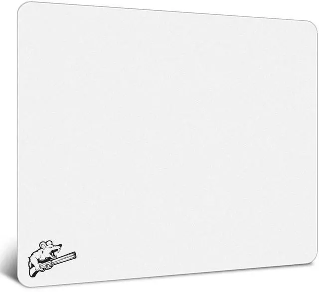 Main image of SIROOLAC 2.0 Ultra-Thin Tempered Glass Gaming Mouse Pad, Designed for FPS, Full-Coverage Anti-Slip Base,Etched Surface,Only 2.6mm Thick,Redefine Your Shooting Experience(White,400mm*480mm)