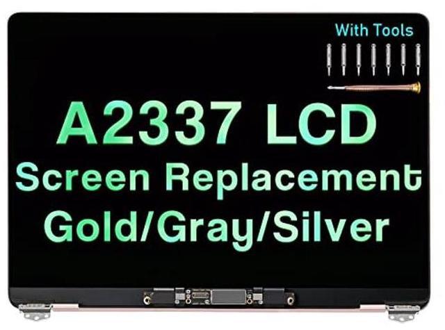Main image of Screen Replacement for MacBook Air M1 A2337 2020 2021 13" EMC 3598 MGN63 MGN93 MGND3 MGN73 MGNA3 MGNE3 LCD Display Assembly Kit (Rose Gold)