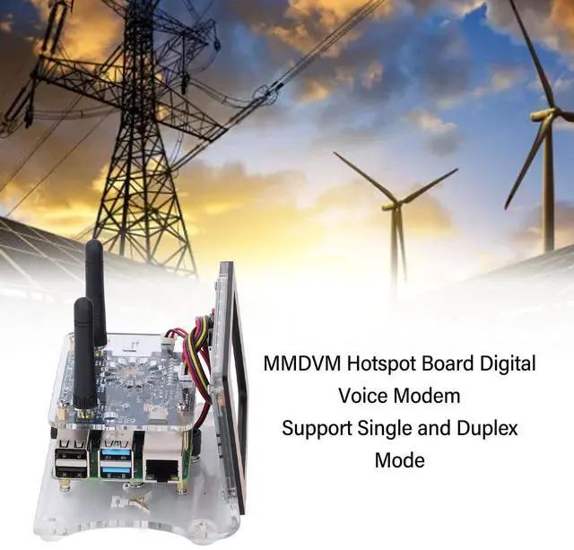 Alt view image 3 of 5 - MMDVM Hotspot Spot Radio Station, Digital Voice Modem with 3.5 Inch Display 16Gb Memory, Compatible with Ras Pi 4B MMDVM Duplex Board