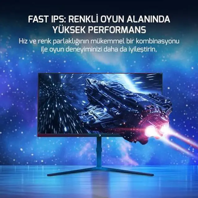 Alt view image 3 of 5 - GAMEPOWER Rapid 27 inch Gaming Monitor 360Hz 1ms, 1080P Flat IPS, HDR10 Height/Tilt/Swivel/Pivot Adjustable RGB Anti-Glare Display, HDMI/DP/USB, FreeSync, G-Sync, 350 cd/m2 Bright LEDs, Laser Logo