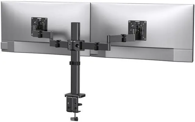 Main image of ErGear Dual Monitor Stand, Heavy-Duty Monitor Mounts for 2 Monitors Up to 32", Fully Adjustable with Tiered Arms for Extra Height, Sturdy Design to Minimize Sagging, Supports 22 lbs per Arm