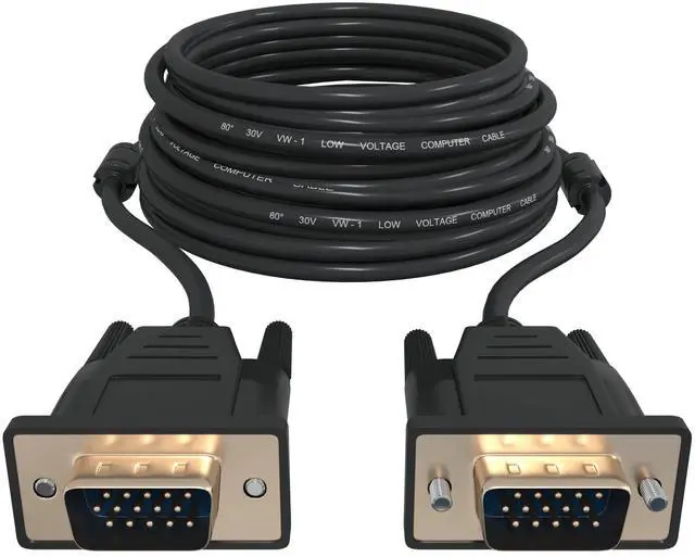 Alt view image 2 of 5 - Tupavco TP606 - VGA Cable 30ft - Computer/Monitor/Projector/PC/TV Cord 15 PIN, 30 Feet Long Video Cord
