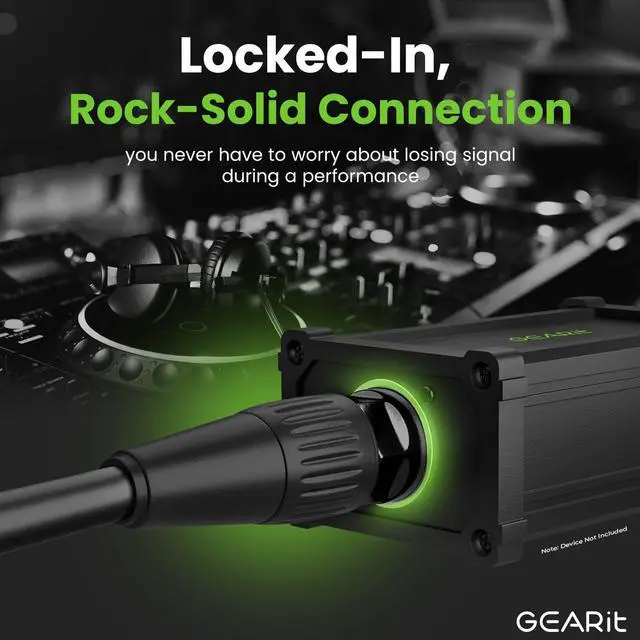 Alt view image 4 of 5 - GEARit CAT6 Ethernet Cable, EtherCON-Compatible (200 Feet) RJ45 Connectors for Pro Audio, Aluminum Shielded, Oxygen Free Copper - 200 ft. - Black