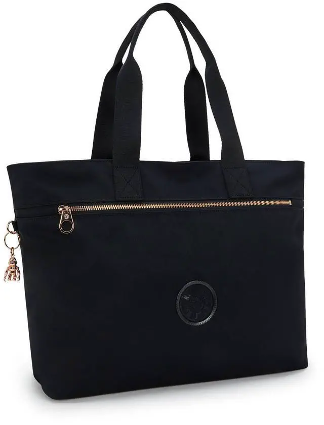 Alt view image 2 of 5 - Kipling Colissa Zip 15" Laptop Tote Bag Blck Rose Spice