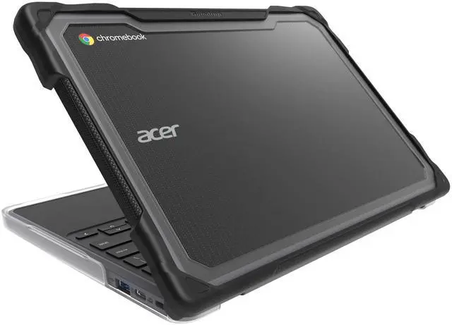 Main image of Gumdrop SlimTech Case Fits Acer Chromebook 511 (C736) Clamshell - Durable, Lightweight, Shockproof, Drop Tested and Reliable Device Protection for Kids, K-12 Students, Classroom and School Use - Black