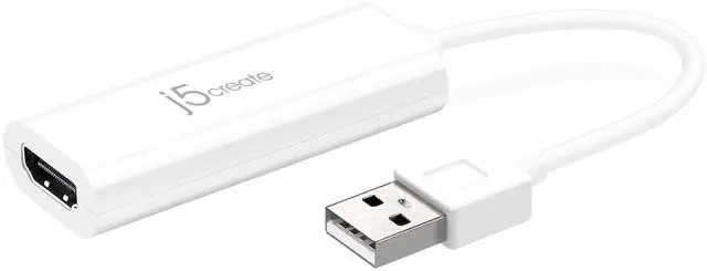 Alt view image 2 of 5 - j5create USB to HDMI Display Adapter- USB to HDMI 1080P Cable Converter Adapter for Windows (JUA195)