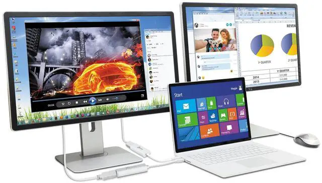 Alt view image 5 of 5 - j5create USB to HDMI Display Adapter- USB to HDMI 1080P Cable Converter Adapter for Windows (JUA195)