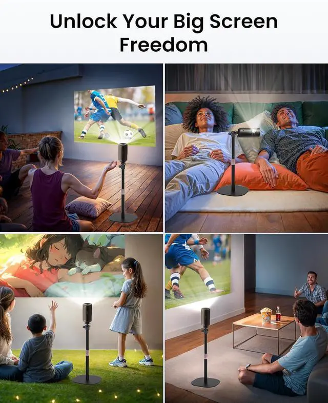 Alt view image 3 of 5 - AceTaken Tabletop Webcam Stand, 18'' Heavy-Duty Webcam Tripod Holder Compatible with Anker PowerConf-C200,AnkerWork-C310 Webcams and Nebula Capsule GTV/Laser/Air Projectors