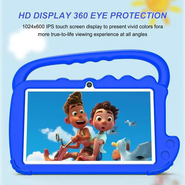 Alt view image 5 of 5 - Kids Tablet, Android Toddler Tablet 7 inch Tableta for Kids, 4GB RAM 32GB ROM Supports 1TB Expansion, WiFi-6 Dual Camera 7" IPS Safety Eye Protection Screen Parental Control, Latest Model Kid Tablets