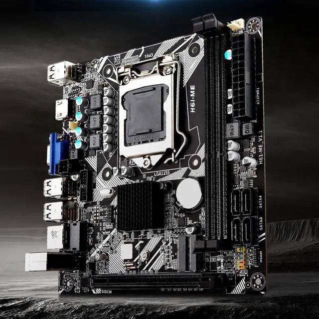 Alt view image 2 of 5 - ATX DDR3 LGA 1155 Motherboards for Desktop PC, Computer CPU ITX Motherboard DDR3 Channel USB 2.0 SATA 2.0 PCIe 16X VGA M.2 NVME M.2 DEBUG Pin