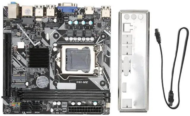 Alt view image 5 of 5 - ATX DDR3 LGA 1155 Motherboards for Desktop PC, Computer CPU ITX Motherboard DDR3 Channel USB 2.0 SATA 2.0 PCIe 16X VGA M.2 NVME M.2 DEBUG Pin