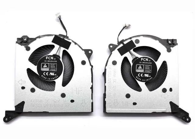 Alt view image 2 of 5 - BestParts New Genuine CPU+GPU Cooling Fan Replacement for Legion 7 16ARHA7 (Type: 82UH), P/N: DFSCL12E16486J DFSCL12E06486J, for Legion 7 (16'', 7, 2022)