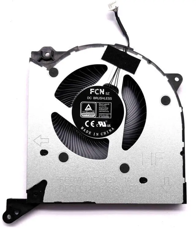 Alt view image 5 of 5 - BestParts New Genuine CPU+GPU Cooling Fan Replacement for Legion 7 16ARHA7 (Type: 82UH), P/N: DFSCL12E16486J DFSCL12E06486J, for Legion 7 (16'', 7, 2022)