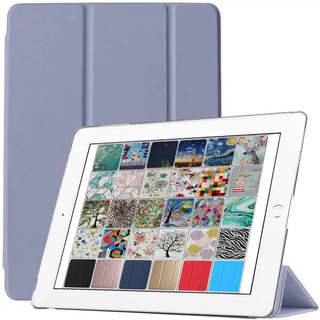 Main image of DuraSafe Cases for iPad 9.7 Inch 2014 Air 2 Generation [ Air 2nd ] MH2V2LL/A MH2W2LL/A MH2U2LL/A MGLW2LL/A MGL12LL/A MH0W2LL/A Slim Lightweight Protective PC Dual Angle Stand Cover - Gray