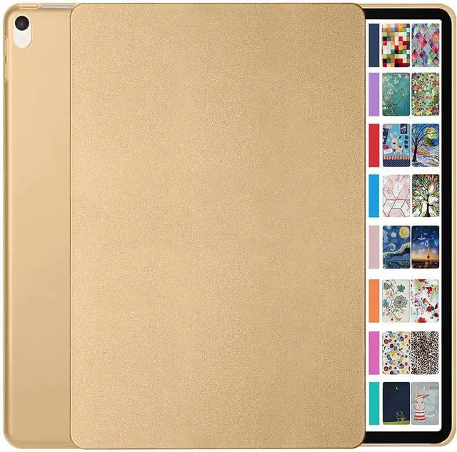 Main image of DuraSafe Cases for iPad Pro 12.9 2nd Gen 2017 Hard Back Case A1670 MQDC2LL/A MQDD2LL/A MQDA2LL/A A1671 MP6H2LL/A MP6J2LL/A MP6G2LL/A MPL02LL/A MPL12LL/A MPKY2LL/A A1821 MQEF2LL/A MQED2LL/A - Gold