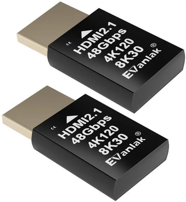 Main image of 4K 120Hz HDMI 2.1 Dummy Plug  High-Resolution Virtual Display Emulator for PC, VR Headsets & Cryptocurrency Mining | Supports 8K @30Hz, Headless Ghost Display Adapter-2P