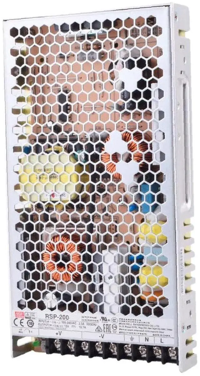 Alt view image 2 of 4 - FerroFab RSP-200-13.5 13.5V 14.9A 200W AC-DC Single Output Switching Power Supply with PFC, for Industrial Automation, High Efficiency, Reliable Performance