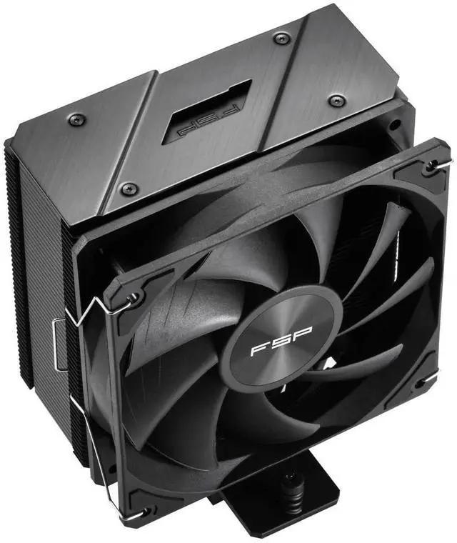 Alt view image 5 of 5 - FSP NP5 Air CPU Cooler, 120mm Quiet Fan, 4 Heat Pipes, LGA 1851/1700/1200, AM4/AM5 (NP5-Black)