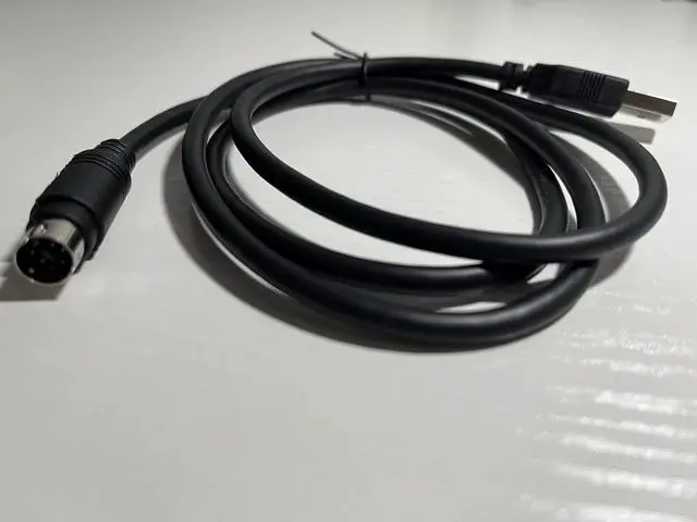 Alt view image 5 of 5 - RIKYJIC USB to Mini DIN 7-Pin Data Line for IK IRIG Keys 2 PRO Duo I/O USB Connection Sound Card Cable(1 Meters)