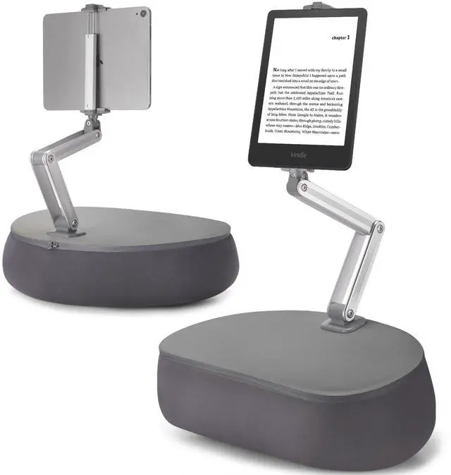 Main image of InnoGear Tablet Pillow Stand for Lap, 360deg Adjustable Hands-Free Holder Mount for Bed Sofa Reading Compatible with 6" - 13" iPad Kindle iPhone E-Reader