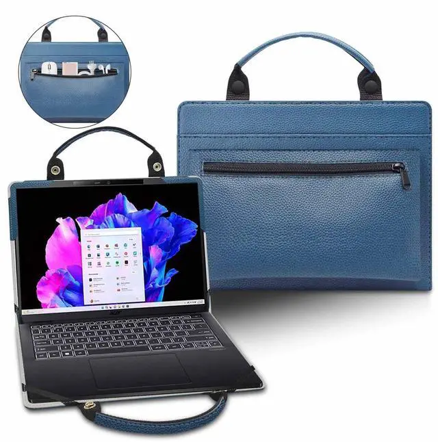 Main image of Laptop Case Cover Sleeve for Acer Swift Go 14 SFG14-73 SFG14-73T SFG14-73T-78YK SFG14-73-58EP with Portable Bag with Bag Handle,Blue