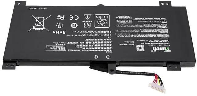 Alt view image 2 of 5 - Tanch Laptop Battery C41N1731 Replacement for Asus ROG Strix Scar II GL504GM-ES182T GL504GW-DS74 GL504GV GL704GM GL704GM GL704GW Hero Strix II GL504GM 15.4V 4335mAh/66Wh