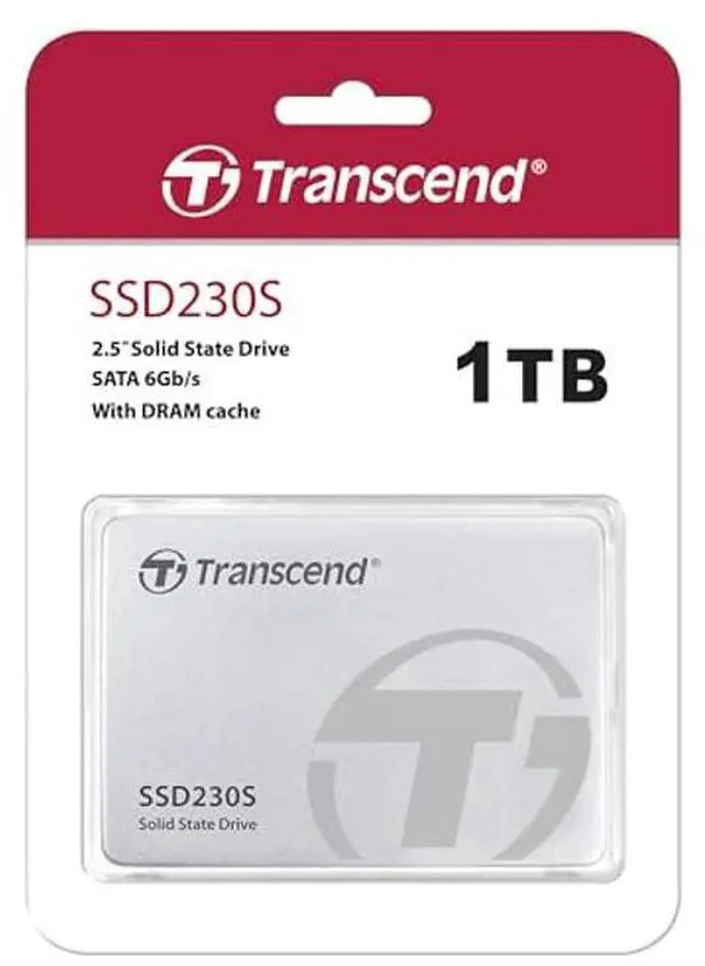 Alt view image 2 of 5 - Transcend 1TB 2.5" SATA III 6Gb/s SSD with DRAM, Up to 560MB/s, Compatible with PS4, Laptops, Desktops, PCs, Notebooks, Internal Solid State Drive with SLC Cache, 3D TLC NAND, RAID Engine, LDPC Coding