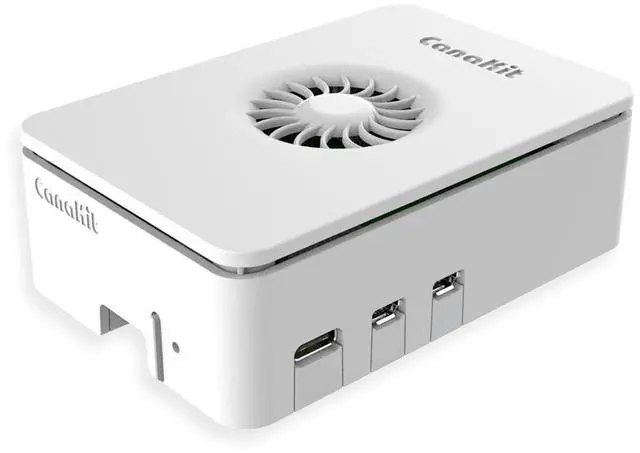 Alt view image 2 of 5 - CanaKit Raspberry Pi 5 Starter Kit MAX - Turbine White (256 GB Edition) (16GB RAM)