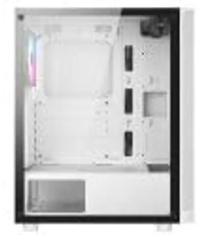 Alt view image 4 of 5 - AZZA CSAZ-280W Spectra White ATX Mid Tower Gaming Case