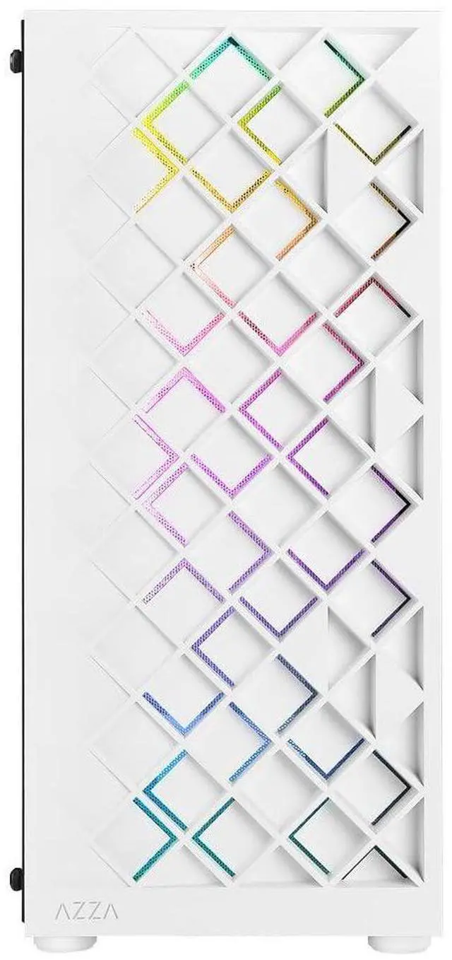 Alt view image 2 of 5 - AZZA CSAZ-280W Spectra White ATX Mid Tower Gaming Case