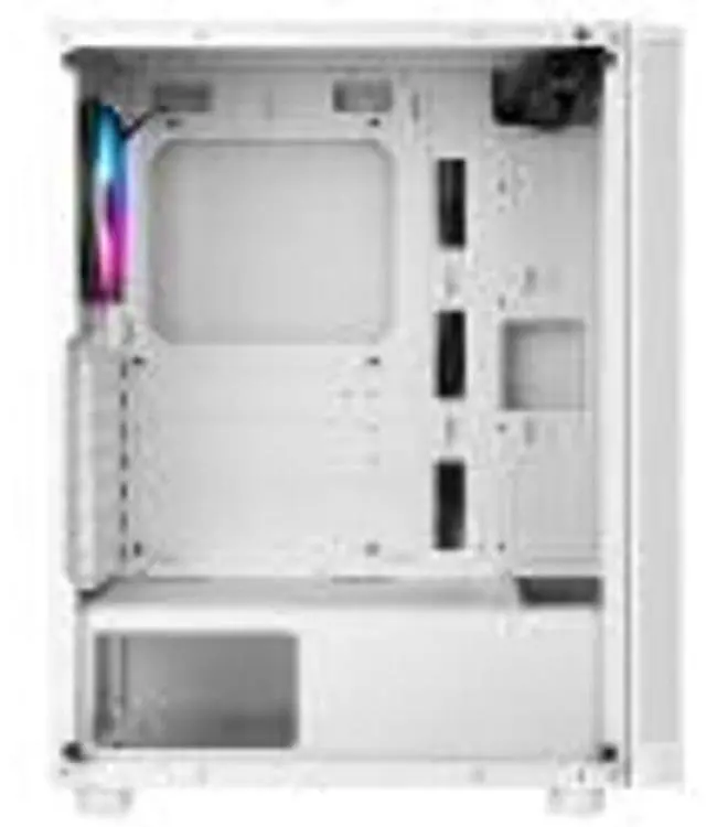 Alt view image 5 of 5 - AZZA CSAZ-280W Spectra White ATX Mid Tower Gaming Case