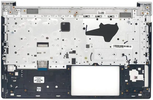 Alt view image 2 of 5 - Jxjslp Replacement Upper Case Palmrest for HP Probook 450 G8 455 G8 15.6'' Series Laptop Top Cover Non-Backlit Keyboard Assembly M21740-001 Silver