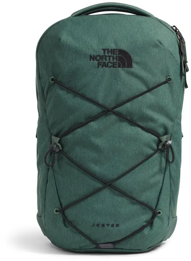 Main image of THE NORTH FACE Jester Everyday Laptop Backpack | Commuter Daypack with Water Repellent Finish, 16" Laptop Sleeve, Huge Main Compartment, Duck Green Dark Heather/TNF Black, One Size