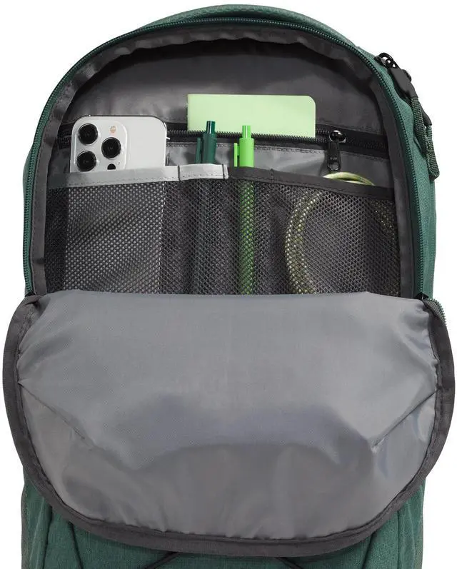Alt view image 5 of 5 - THE NORTH FACE Jester Everyday Laptop Backpack | Commuter Daypack with Water Repellent Finish, 16" Laptop Sleeve, Huge Main Compartment, Duck Green Dark Heather/TNF Black, One Size