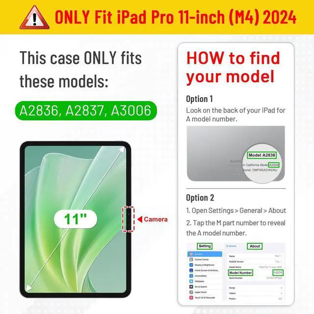 Alt view image 2 of 5 - FINTIE Keyboard Case for iPad Pro 11-inch M4 (2024) - Protective Soft TPU Back Stand Cover with Pencil Holder, Magnetically Detachable Wireless Bluetooth Keyboard, Composition Book