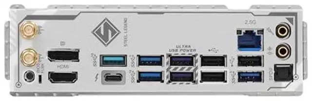 Alt view image 3 of 5 - ASRock B860 Steel Legend WiFi 6E LGA1851 Intel Core Ultra (Series 2) DDR5 8666+ (OC) MHz 256GB M.2 ATX Motherboard Thunderbolt SATA3 6.0 Gb/s PCIe 5.0 2.5G LAN HDMI DisplayPort BIOS Flashback