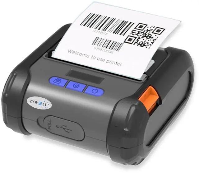 Main image of ZM04 1.0 Label Maker, Bluetooth Thermal Label & Receipt Printer Two-in-One 58mm/80mm,Compatible with Android/Win/Mac for Logistic and Business,Mini Wireless Protable Printer
