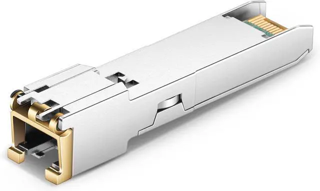 Alt view image 2 of 5 - QSFPTEK 10GBASE-T SFP+ to RJ45 Module, 10Gb Ethernet Copper RJ-45, 10 Gigabit Mini gbic Networking Transceiver Compatible with HPE BladeSystem 813874-B21, up to 30m