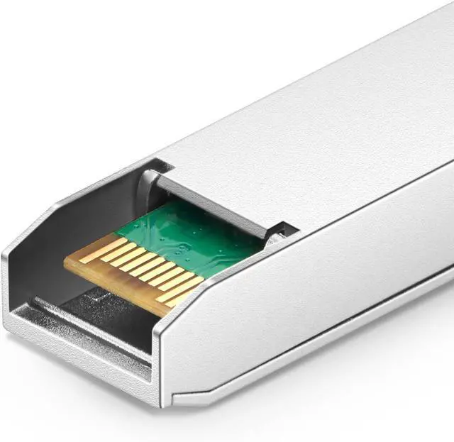 Alt view image 3 of 5 - QSFPTEK 10GBASE-T SFP+ to RJ45 Module, 10Gb Ethernet Copper RJ-45, 10 Gigabit Mini gbic Networking Transceiver Compatible with HPE BladeSystem 813874-B21, up to 30m