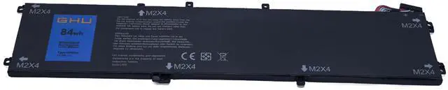 Alt view image 2 of 5 - GHU 4GVGH Battery Compatible with Dell Precision 5510, Dell XPS 15 9550 - Premium 84Wh, UL Tested, Fast Charging, 1P6KD and -Free Return