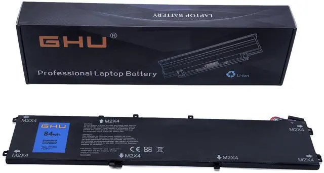 Main image of GHU 4GVGH Battery Compatible with Dell Precision 5510, Dell XPS 15 9550 - Premium 84Wh, UL Tested, Fast Charging, 1P6KD and -Free Return