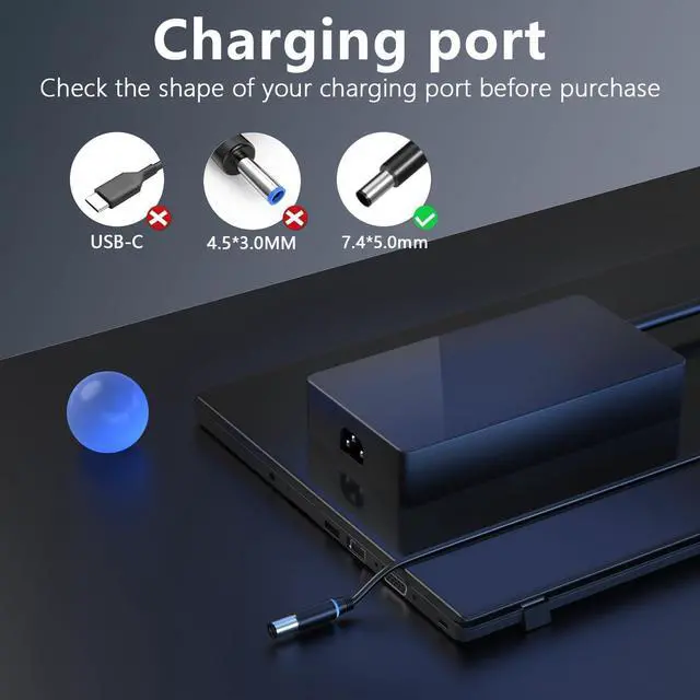 Alt view image 2 of 5 - GERVGHS 330W Laptop Charger Compatible with Dell Alienware M18 M16 x16 R1 R2 X17 Area-51m R1 R2 Dell G15 5515 Charger G16 7630 7635 G15 5530 5535 P124F001 P51E001 P120F00 Gaming Laptop Power Cord
