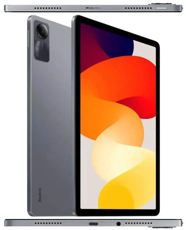 Alt view image 4 of 4 - Xiaomi Redmi Pad SE Only WiFi 11" Octa Core 4 Speakers Global ROM Dolby Atmos 8000mAh Bluetooth 5.3 8MP + (33w Dual USB Fast Car Charger Bundle) (Graphite Gray Global ROM, 256GB + 8GB)