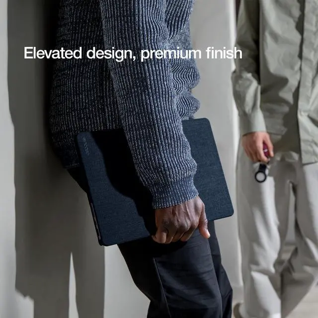 Alt view image 4 of 5 - Incase Textured Hardshell Woolenex - MacBook Pro 14 inch Case - 2024, 2023, 2022, 2021, M4, M3, M2, M1 - MacBook Case, Laptop Cover, Protective Hard Shell, Scratch Resistant (Colbalt)