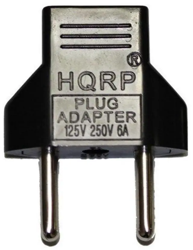 Alt view image 4 of 5 - HQRP AC Adapter/Power Supply Compatible with Nikon EH-6 / EH-6A D2 D2H D2Hs D2X D2Xs D3 D3S D3X D200 Digital Camera with USA Cord & Euro Plug Adapter