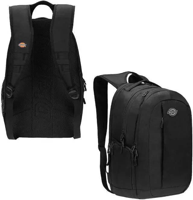 Alt view image 5 of 5 - Dickies Large Laptop Backpack for Men Women, Water Resistant College Computer Bag for School Travel Work, Fits 15.6 Inch Notebook (Black)