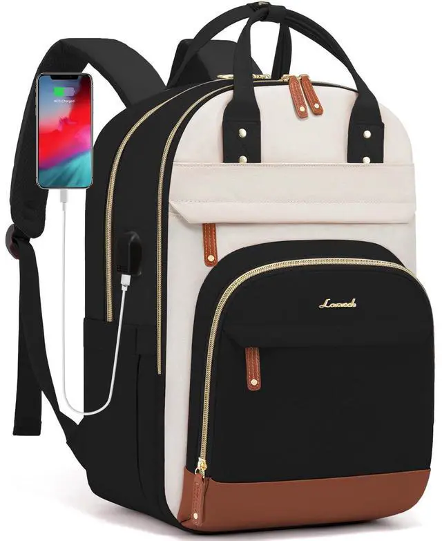 Main image of LOVEVOOK Laptop Backpack Women,Large Capacity 17.3 inch Laptop Bag Travel Backpack for Women,Computer Work College Teacher Backpacks with USB Port,Waterproof Personal Item Backpack Casual Daypack