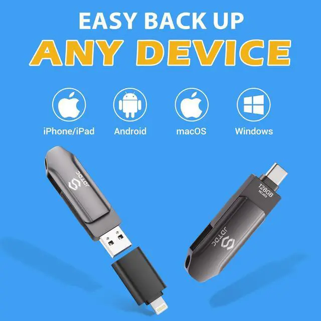 Alt view image 2 of 5 - 256GB Auto-Photo-Stick-Backup-for-iPhone/iPad/Android/PC Secure Backup USB Flash Drive Photo-Finder-Stick-iPhone-Picture-Saver Photo-Vault-iPhone-Memory Android-Photo-Storage-Stick iPad-Backup-Drive