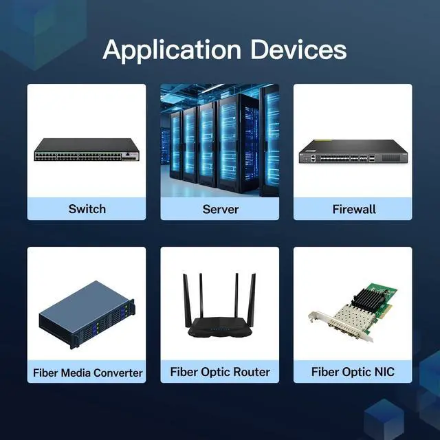 Alt view image 5 of 5 - 10Pack SFP+ LC 10GBase-LR Transceiver - 10G Single Mode Module, Compatible with Cisco SFP-10G-LR, Ubiquiti UF-SM-10G, Meraki, Mikrotik, Netgear, Aruba, TP-Link and More - 1310nm, SMF, 20km, DDM